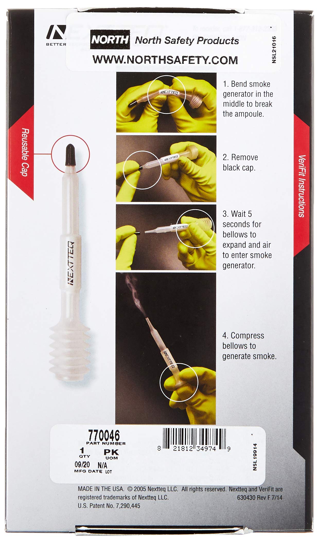Honeywell Irritant Smoke Qualitative Fit Test Tubes, (10/Pk) (770046)