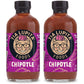 Tia Lupita Chipotle Hot Sauce 8 Oz (Pack of 2) Medium Spice with Smoky-Sweet Flavor - Gluten-Free, Non-GMO, Sugar-Free, Low Sodi