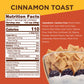 Catalina Crunch Cinnamon Toast Keto Cereal (9Oz Bag)  Low Carb, Sugar Free, Gluten Free, Grain Free  Keto Snacks, Vegan, Plant B