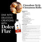 Dolce Foglia Cinnabon Extract - Oil-Soluble, Sugar-Free Flavoring for Baking, Smoothies & Desserts - 2 Oz.