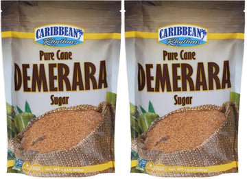 Caribbean Rhythms Pure Cane Demerara Sugar, 1.5 lb. (Pack of 2)