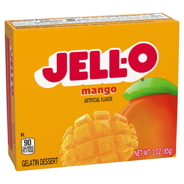 Jell-O Gelatin Snacks, Mango, 3-Ounce (Pack Of 1)