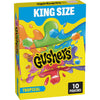 Gushers Fruit Flavored Snacks  King Size Pouches  Tropical Flavor  10 Ct  19 oz