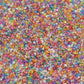 Sentovac Rainbow Diamonds Crystal Sprinkles | Edible Cake Cupcake Sprinkles 1 Bottle 3.53oz/ 100g | for Wedding Party Baking Cup