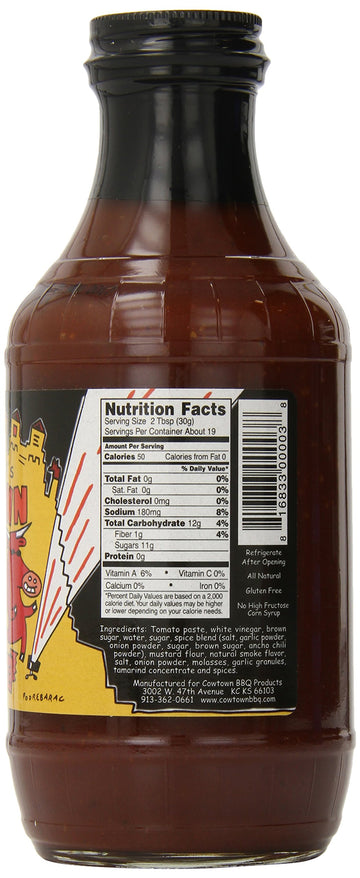 Cowtown Original Bbq Sauce, 18 Oz