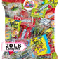 Party Favor Candy Mix - 20 lb Party Stuffers - Goodie Bag Stuffers for Kids - Variety Pack - Bulk Candy Bags - Individually Wrap