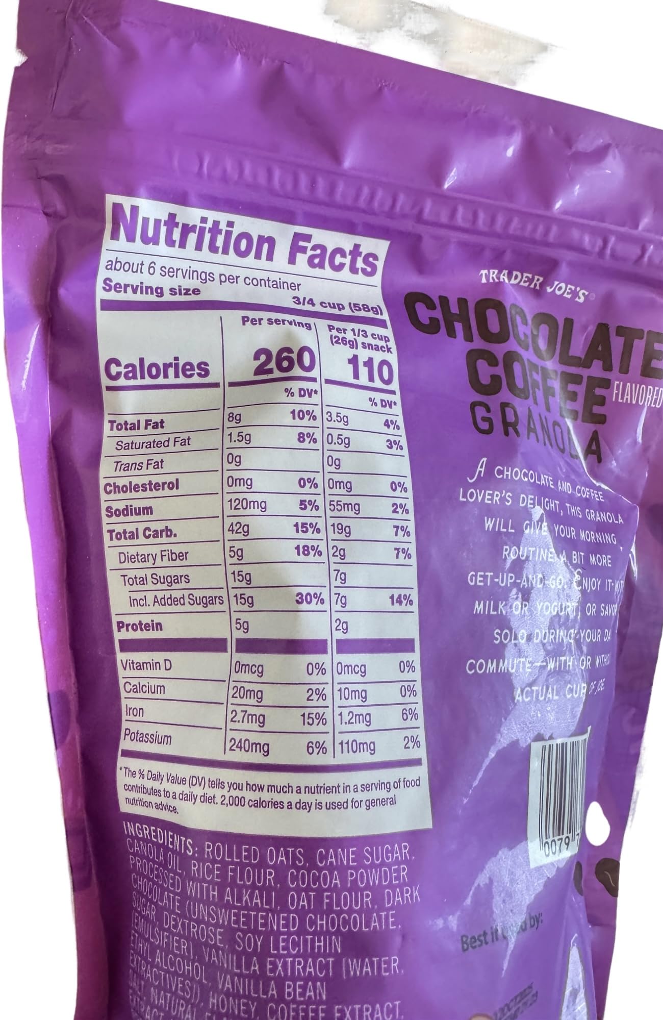 Trader Joe'S Chocolate Coffee Flavored Granola (12 Oz)