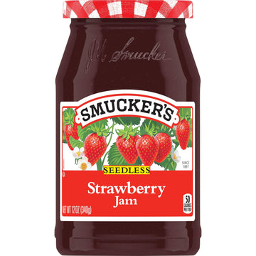Smucker'S Seedless Strawberry Jam, 12 Ounces (Pack Of 6)
