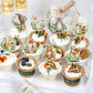 24Pcs Animal Cupcake Toppers Wood Land Theme Animal Cupcake Toppers Picks Baby Shower Themed For Girl Boys Kids Party Supplies D