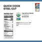 Nature s Path Organic Quick Cook Steel Cut Oatmeal, 24 oz (Pack of 6), Non-GMO
