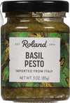 Roland Foods Basil Pesto with Olive Oil, Specialty Imported Food, 3-Ounce Bottle