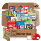 BoostBox Premium Snack Boxes Variety Pack - 45 Count Gift Sampler for Kids, Adults, Office Staff, College Students