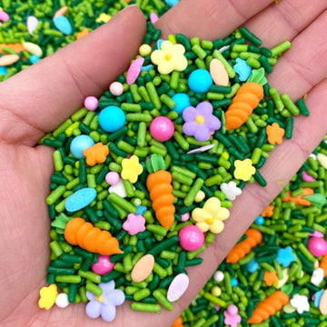 Hoppy Easter Sprinkle Mix by Simply Sucr   | Easter | Edible Sprinkles | 4 oz. 8oz. 16 oz. 24 oz. | Bulk | (8 oz jar)