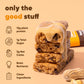 IQBAR Plant Protein Bars - Peanut Butter Chip - 24 Count - Gluten Free, Vegan, Low Sugar, High Fiber Snacks