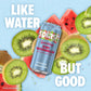 Splash Refresher Sparkling Water, Kiwi Watermelon - 12-Pack, 16 Fl Oz Cans - Flavored Carbonated Seltzer Water with Electrolytes