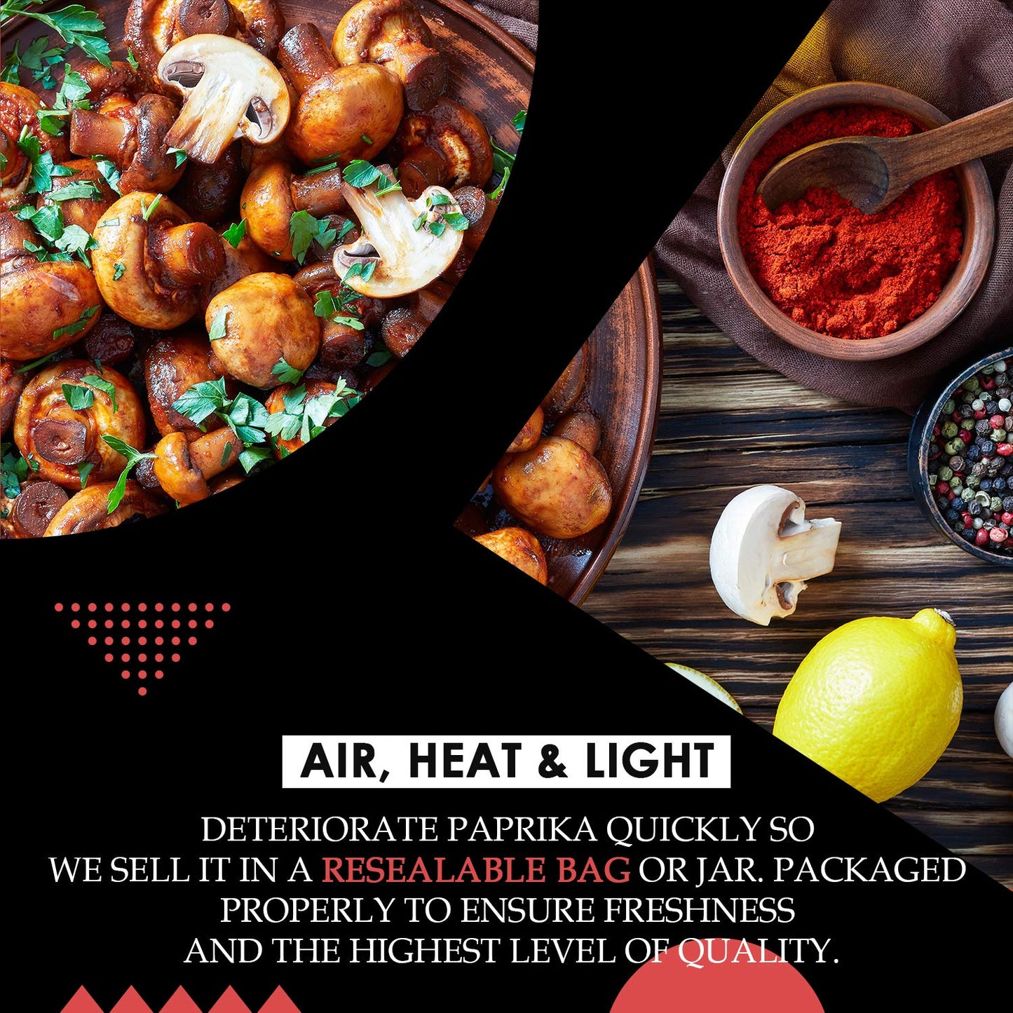 The Spice Lab Sweet Paprika Powder - Gourmet Spanish Spice - 4.1 oz Shaker Jar - Vegan, All Natural, Gluten Free, Red