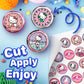 30 X Edible Cupcake Toppers Themed Of Hello Kitty Party Collection Of Edible Cake Decorations | Uncut Edible On Wafer Sheet