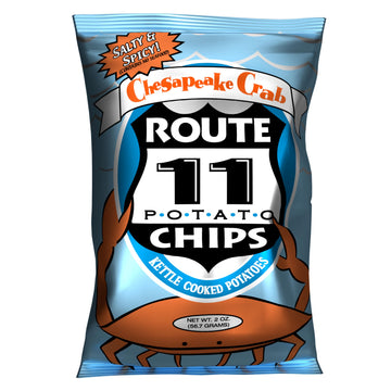 Route 11 Potato Chips : Chesapeake Crab (15 Bags (2 Oz Each))