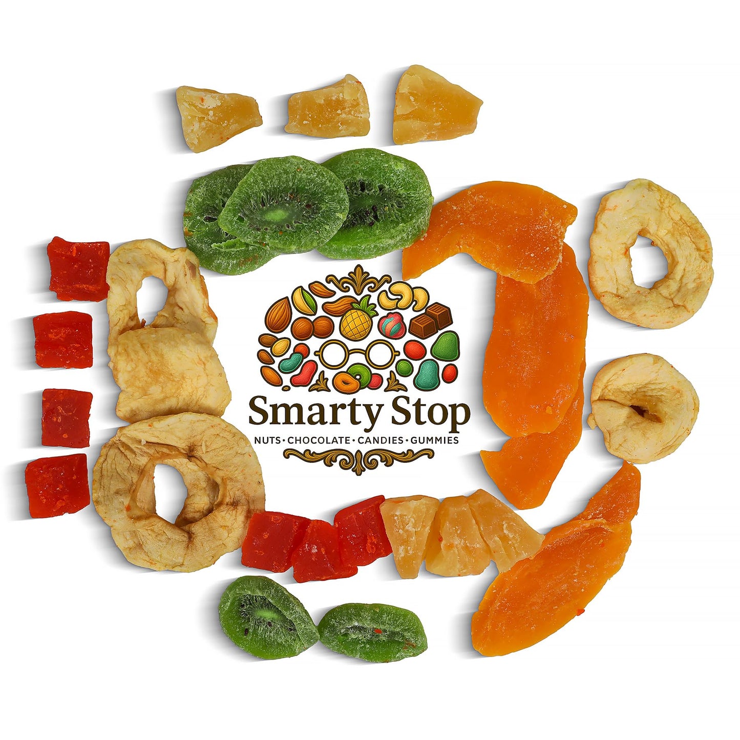 Smarty Stop Dried Fruits Snack Mix, 2 Pound Pack, Healthy Dried Fruits