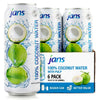 Jans 100% Pure Coconut Water with Pulp (16.57 Fl Oz, Pack of 6) NO Sugar Added | Unsweetened Coconut Water | Not from Concentrat