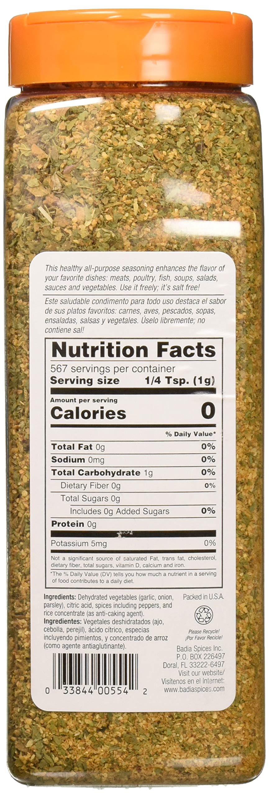 Badia 14 Spices All Purpose Seasoning with No Salt, 20 Ounce