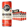 Liquid Remedy Kombucha Sugar Free Organic Drink, Low Calorie, Probiotic Like Tea For Gut Health - Mango Passion - 8.5 Fl Oz Can,