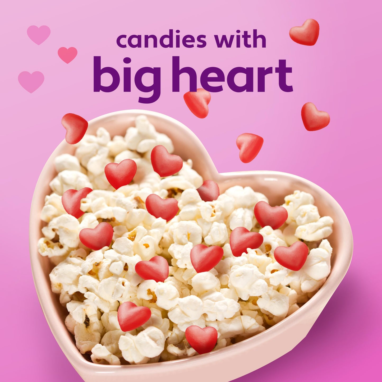 Brachs Jube Jel Cherry Hearts, Valentines Day Candy, Classic Cherry Flavored Heart Candy for Valentines Day, Heart Shaped Red
