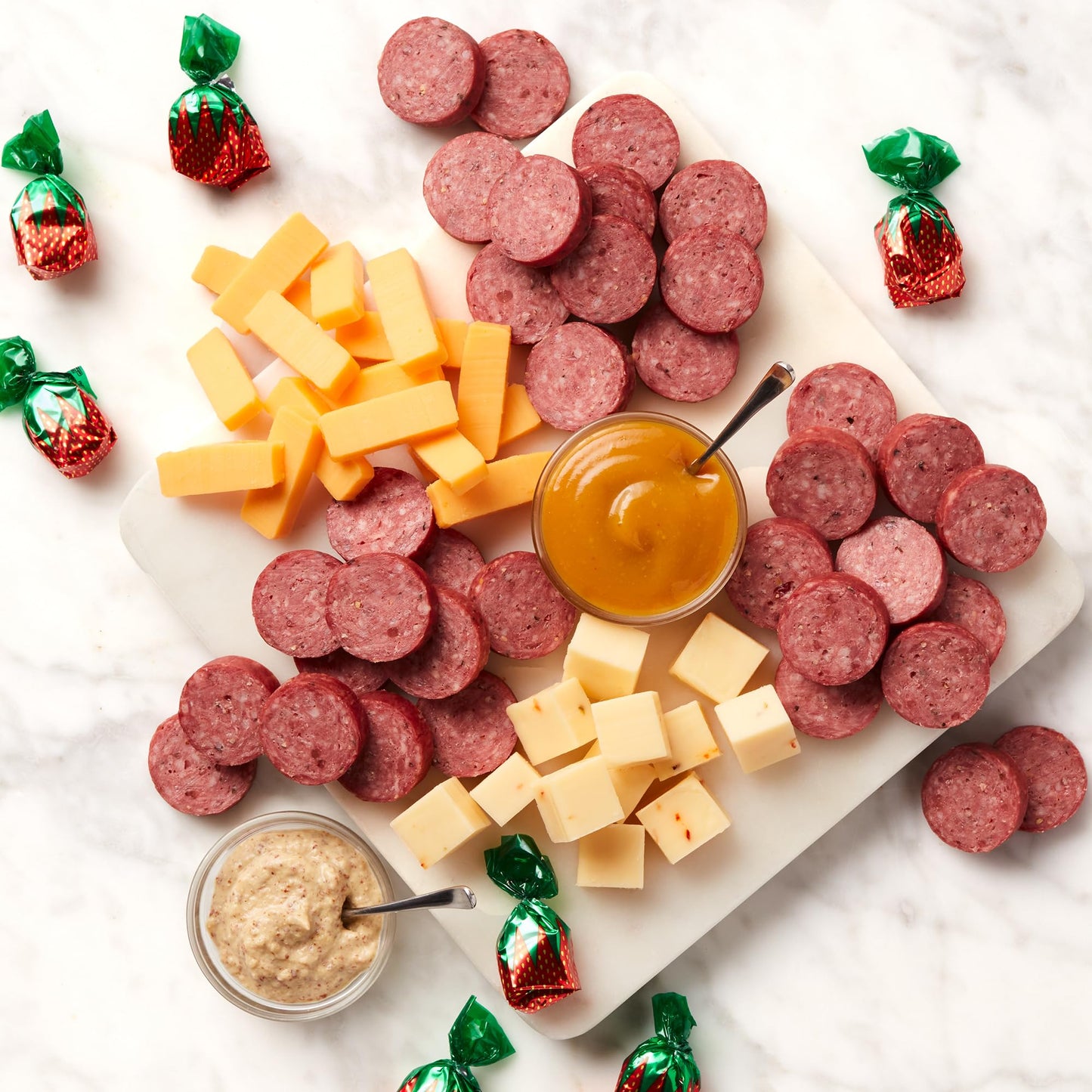 Hickory Farms Savory & Sweet Farmhouse Charcuterie Medium Gift Basket - Charcuterie Food | Fathers Day Gift Basket | Holiday Gift Basket  Gourmet Food Gift Basket  Perfect For Family  Birthday  Sympathy  Congratulations Gifts  Retirement  Thinking of You
