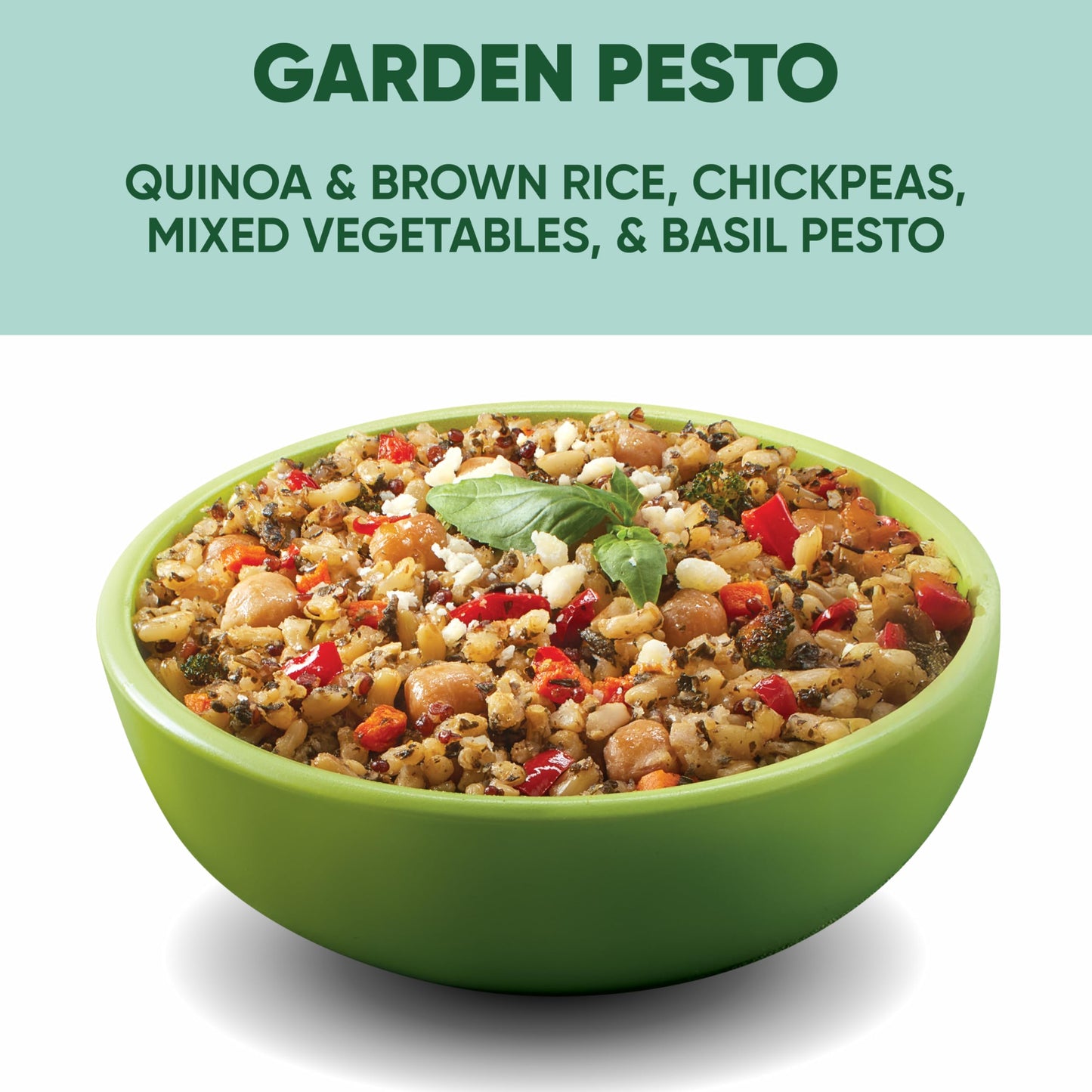 SEEDS OF CHANGE Organic High Protein Bowl Garden Pesto  Prepared Entr?e  Microwave in 90 Seconds  9 oz (Pack of 6)