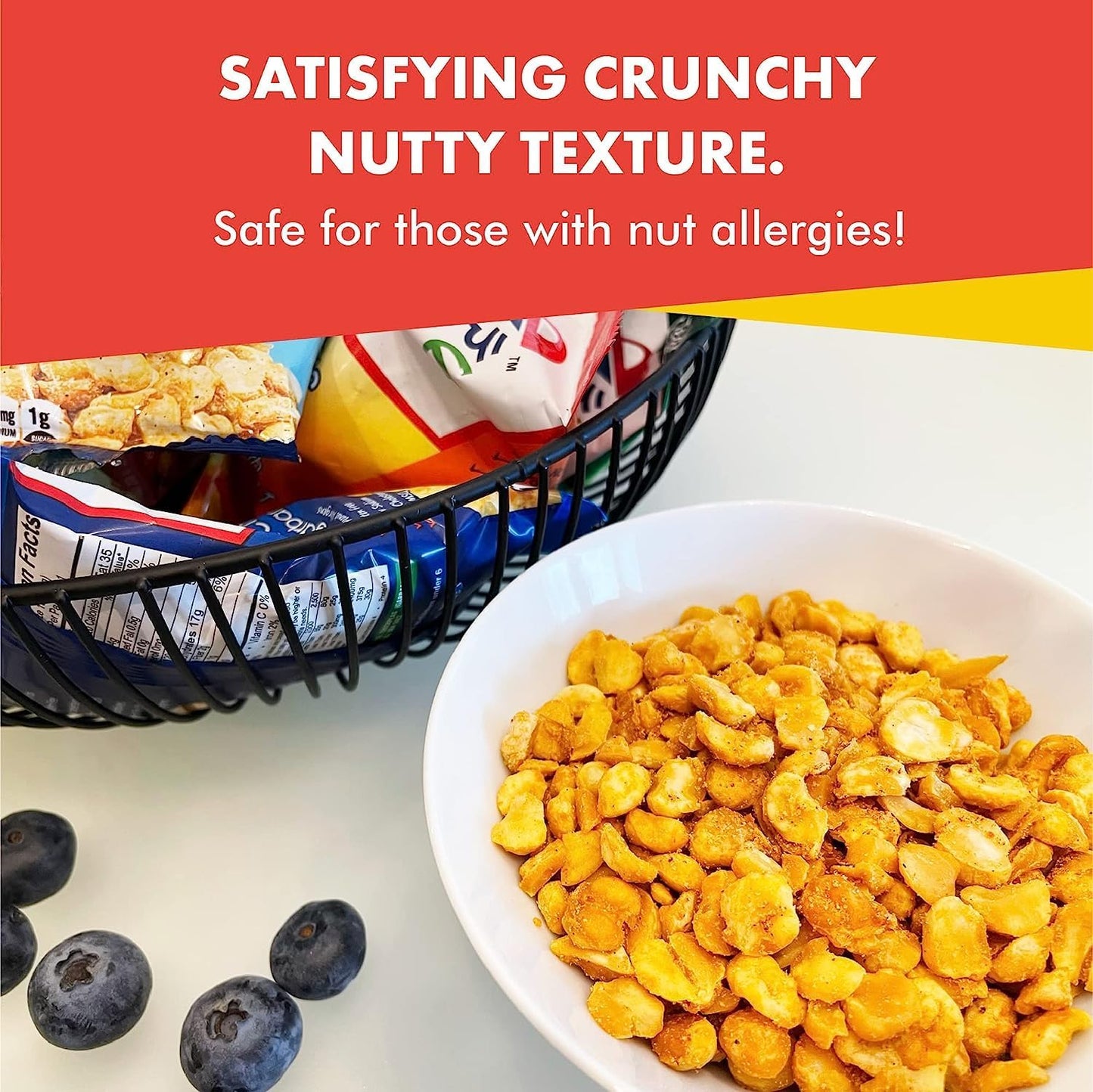 Snack Festive Variety Pack Roasted Chickpea Snacks, 12 Bags 1 oz Crunchy Protein Garbanzo Beans, Healthy Nut Free Vegan Non-GMO