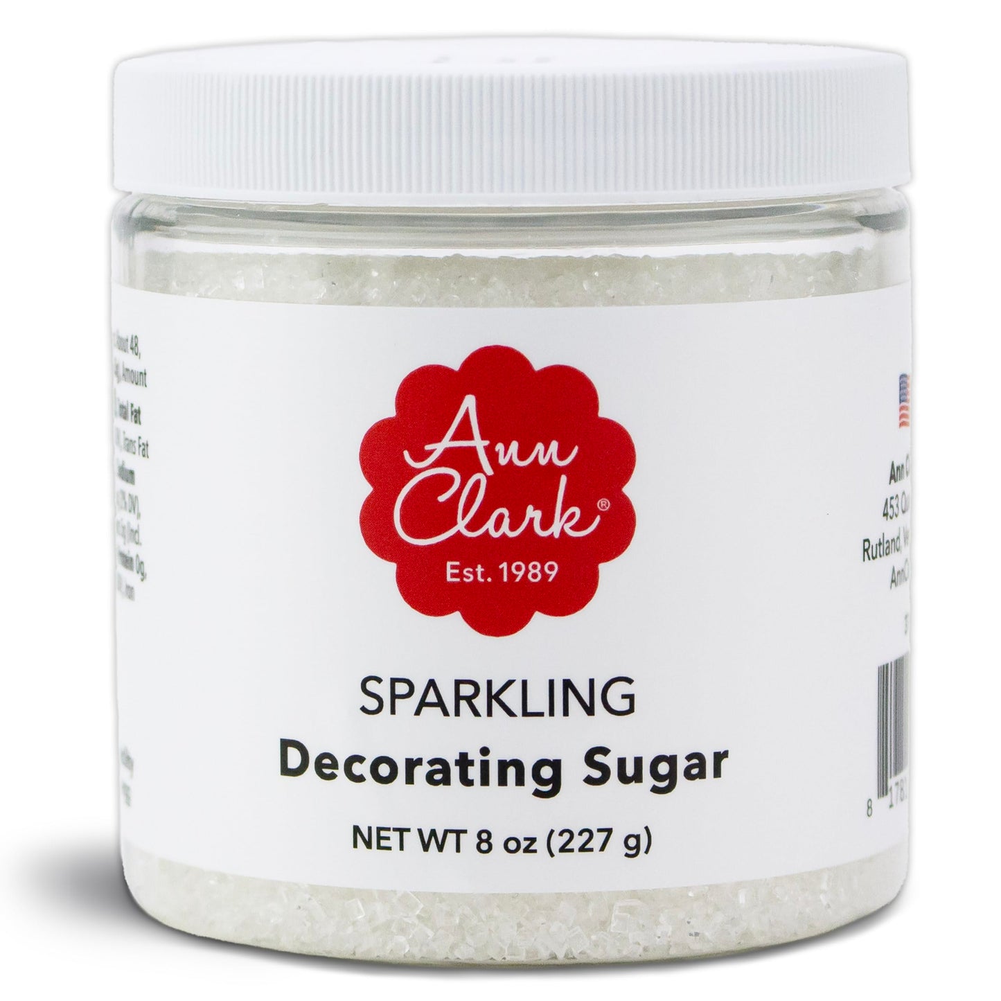 Ann Clark Sparkling Sugar White Decorating Sugar, 8 Oz.