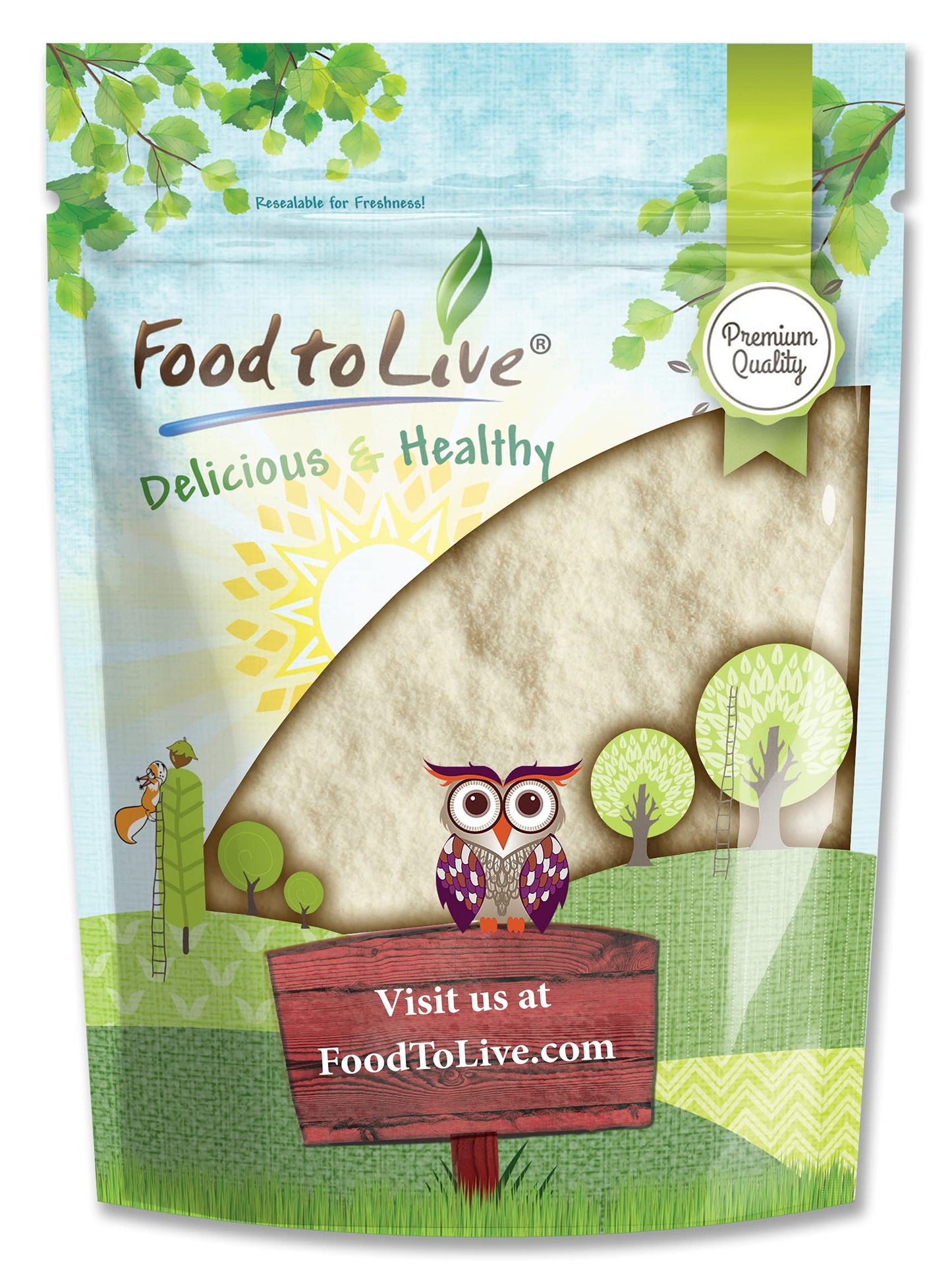 Food to Live Apple Powder, 12 Ounces - Unsulfured, Made from Raw Dried Fruit, Vegan, Bulk, Great for Juices, Smoothies, Yogurts,