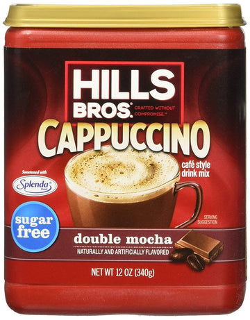 Hills Bros. Flavor Coffee Sugar-Free Double Mocha, 12 Ounce (Pack of 4)