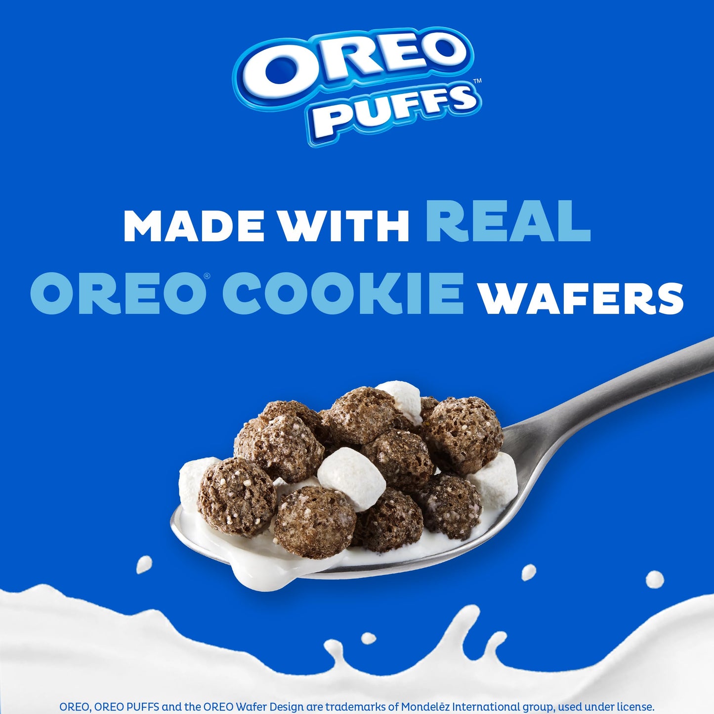 Post Oreo Puff Chocolate Breakfast Cereal, 10 Oz Box