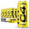 Cellucor C4 Energy Drink  Lemonade Limited Edition Carbonated  Sugar Free Pre Workout Performance Drink with no Artificial Colors or Dyes  16oz Pack of 12