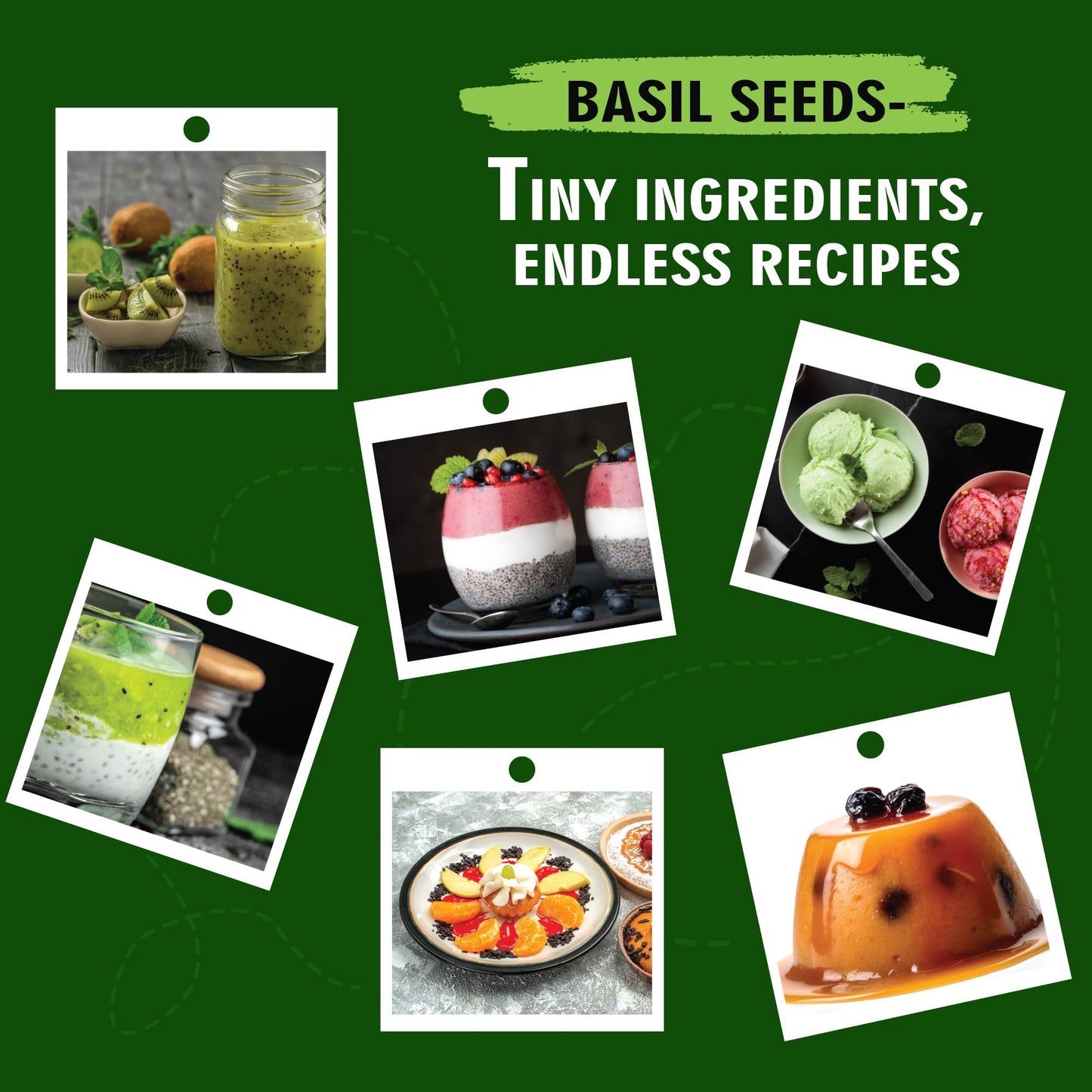 Ramaroma Basil Seeds (Tukmaria) USDA Organic, Plant Based, 0.6 oz