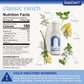 SideDish Classic Ranch Dressing - Dairy Free, Gluten Free, Sugar Free - 8 Fl Oz (Pack of 3)