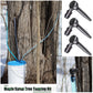 Tegeme 35 Pcs Maple Syrup Tapping Kit 15 Plastic Tree Taps Spiles 15 Syrup Collection Tubes Drops with 5 Sap Filter for Maple Bi