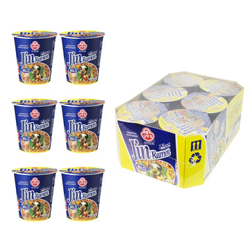 [Ottogi] Jin Ramen Mild, Korean Style Instant Cup Noodle, (65G) -6 Pack
