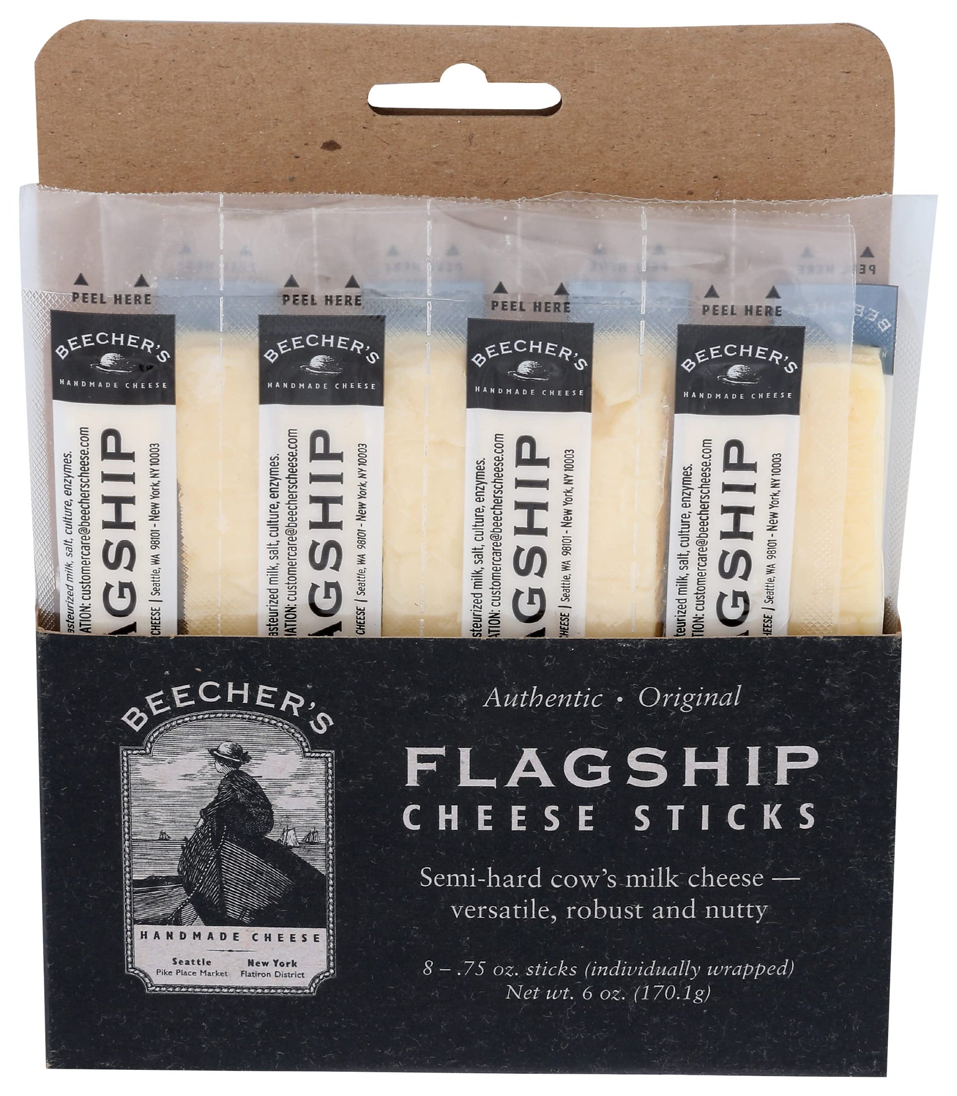 Beechers Flagship Cheese Stick 8 Count, 6 Oz