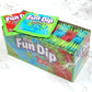Lik-M-Aid Fun Dip Candy 48 Pack Bulk Case, 2 Flavors, Cherry Yum And Blue Razz Powder Candy