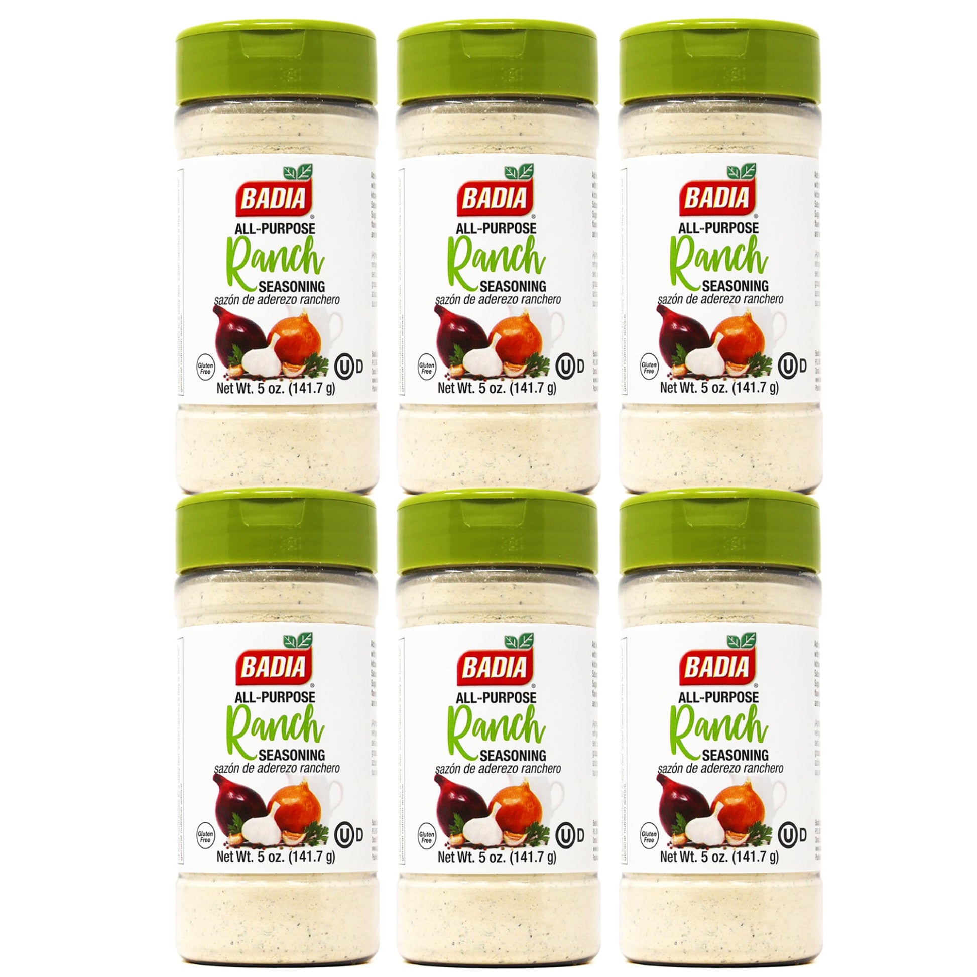 Badia Ranch Seasoning Powder, 5 oz, All-Purpose Ranch Flavor (Pack of 6)