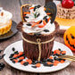 Halloween Sprinkles for Decorating Edible Set 4  320g/11.3oz with Orange Sanding Sugar  Pumpkin  Bat  Ghost  Candy Eyes and Jimmies  Ideal for Cake  Cupcake  Ice Cream  Cookie Toppings