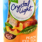 Crystal Light Peach Iced Tea Canisters (VALUE PACK OF 12)