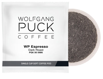Wolfgang Puck Coffee Soft Pods, Espresso Blend, 18 Count (Pack Of 1)
