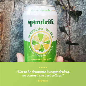 Spindrift Lemon Limeade Can 12 Ounce (Pack Of 24)
