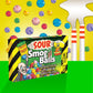 TOXIC WASTE - Sour Smog Balls - Crunchy & Chewy Sour Balls - Shooter Packs - Lime, Cherry, Strawberry, Lemon, Blue Raspberry, &