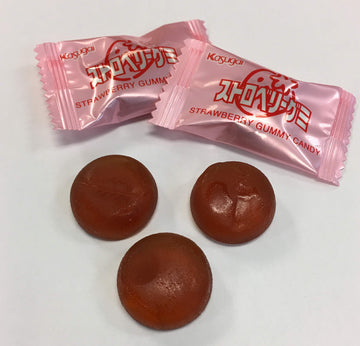 Kasugai Strawberry Gummy Candy 3.77Oz (3 Pack)