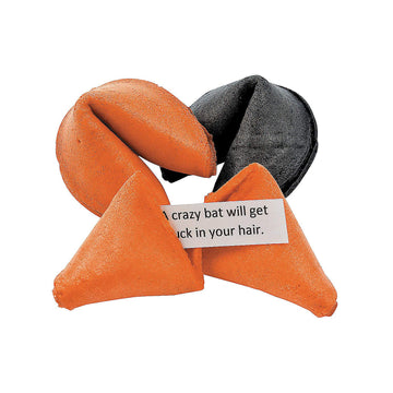 Fun Express Fortune Cookies Bulk - Elevate Your Halloween 50 Fortune Cookies Individually Wrapped Bulk - Unveil the Mysteries, C
