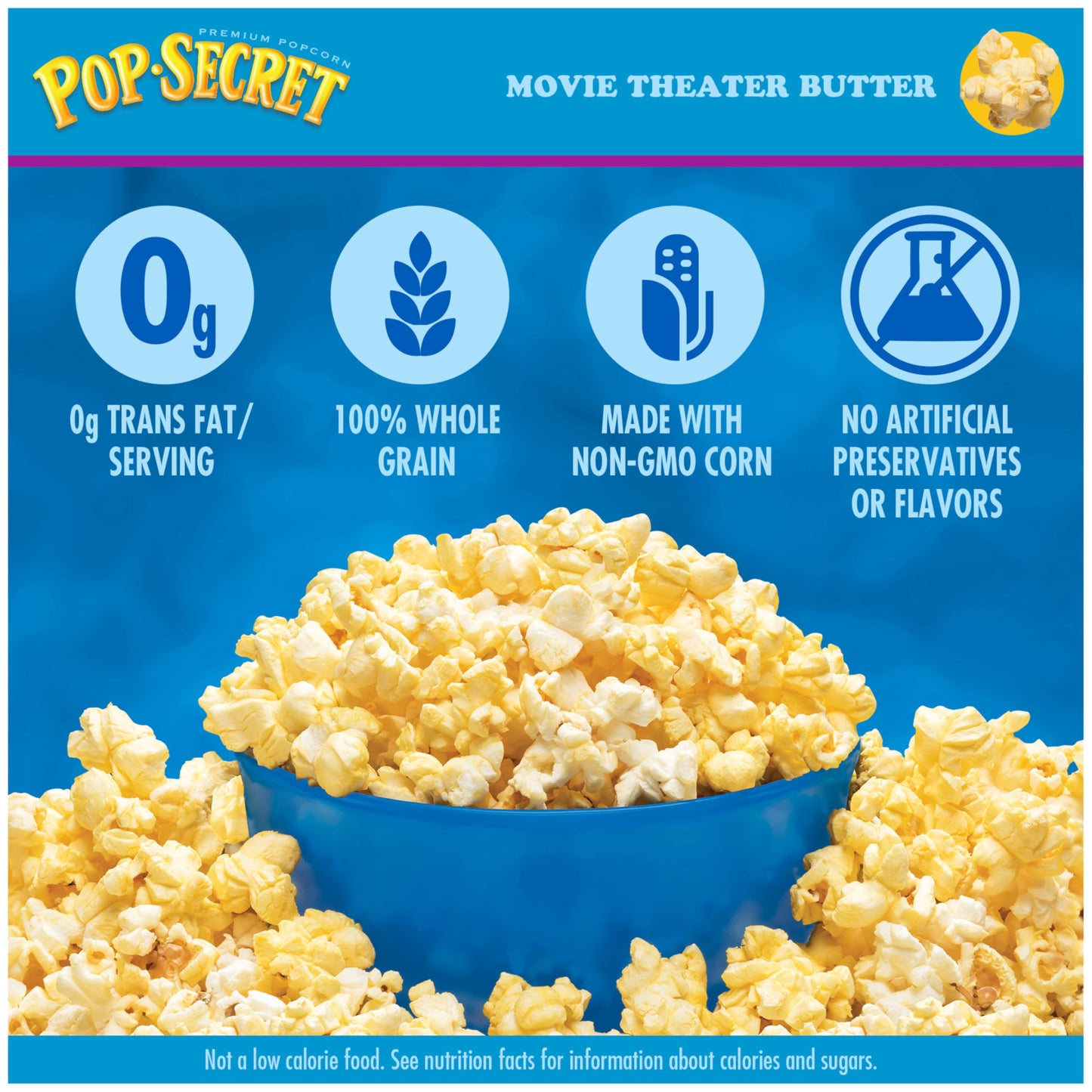 KITMOUS Pop Secret Popcorn, Movie Theater Butter, 3 oz. Pack of 30, Model TS0417-A700ML-M488